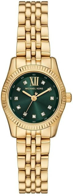 Michael Kors Armbanduhr, Edelstahl, Gold, Grün, Quarz, Damen - Bild 1