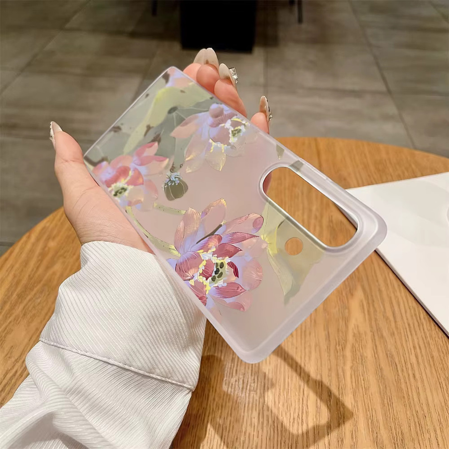 Transparente Lotusblumen-Handyhülle für Samsung Galaxy S25 Ultra S24 FE S23 A56 A55 A54 A53 A36 A35 A26 A17 A16 A07 A06 5G - Bild 3