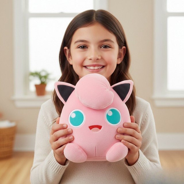 Potdemiel Pokémon Jigglypuff Plüsch-Anhänger, Rosa, Plüsch / Textil - Bild 1