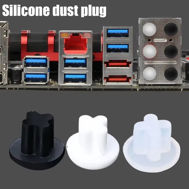 Universal Silikon Anti-Staub-Schutzstecker für 3,5 mm Kopfhörer-Anschlüsse in Schwarz - Bild 4
