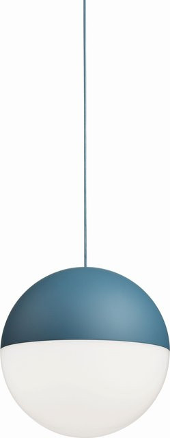 Flos String Light Sphere Touch Dim Pendelleuchte in Blau aus Aluminium und Polycarbonat - Bild 1