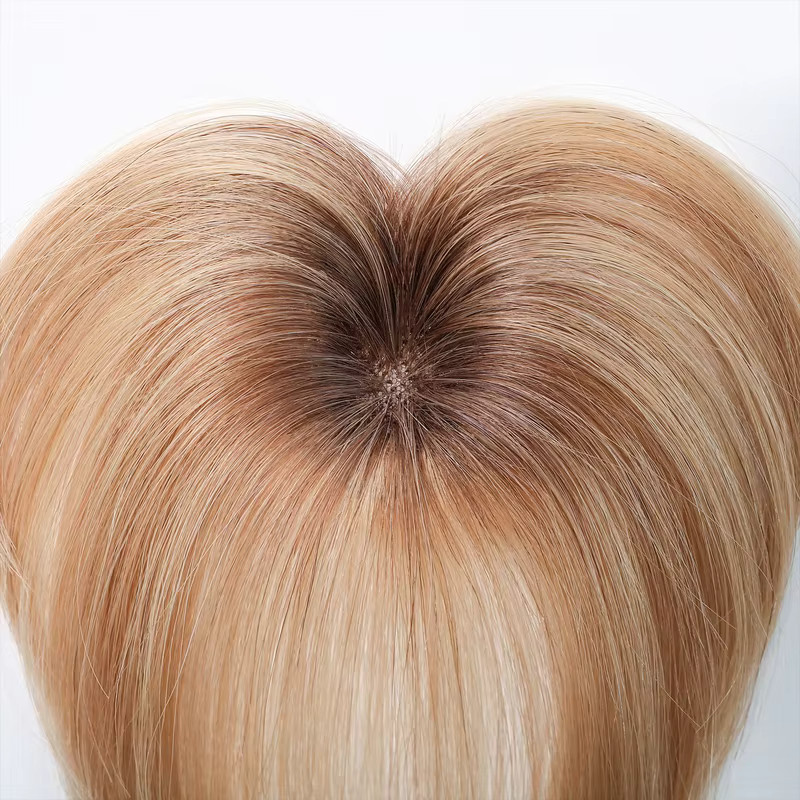 HAIRCUBE Echthaarverlängerung Ombre, 10 Zoll, blond braun, Damen - Bild 3