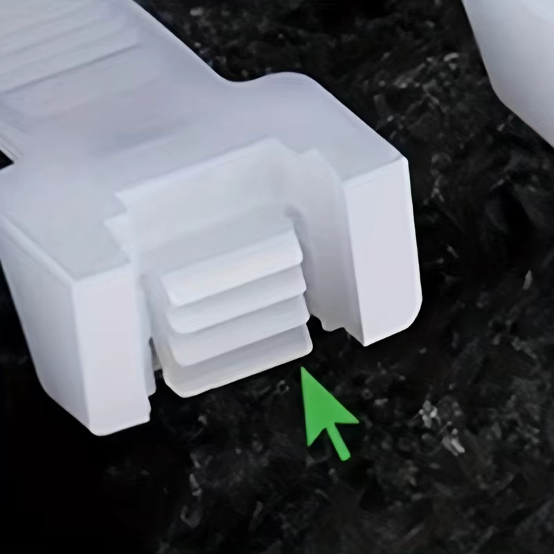 500 Stück selbstsichernde Nylon-Kabelbinder aus weißem Kunststoff mit hoher Zugfestigkeit - Bild 3