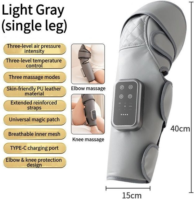 Binchi Health Electronics 3-in-1 Smart-Luftdruckmassagegerät, beige - Bild 1