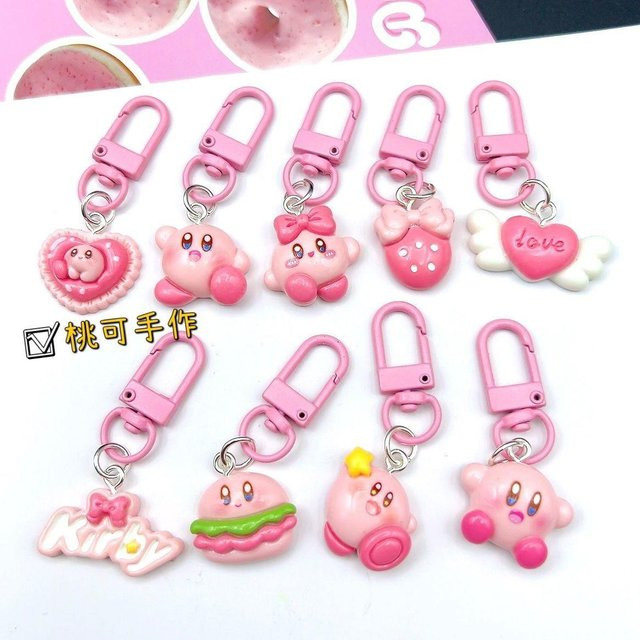 Kirby Schlüsselanhänger, rosa, Unisex - Bild 1