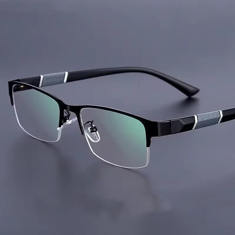 KLASSNUM Lesebrille Halbrahmen, Metall, rectangular, Unisex, black - Bild 2