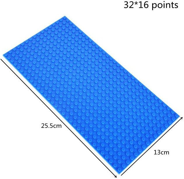 Klassische Grundplatten Plastikbausteine, Konstruktionsspielzeug, Blau - Bild 1