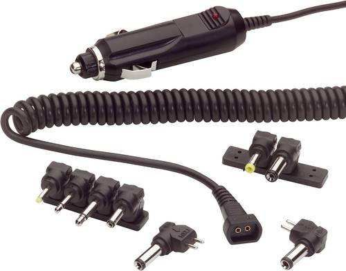 VOLTCRAFT Kfz-Niedervolt-Steckverbinder-Set in Schwarz - Bild 1