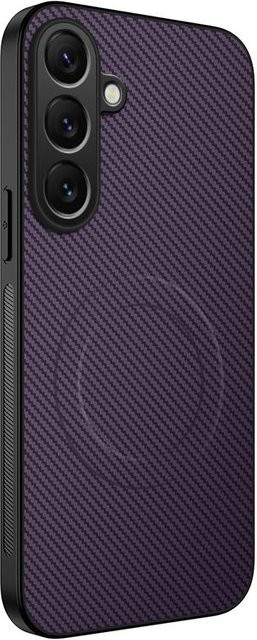 Magnetische Kohlefaser Schutzhülle für Samsung Galaxy S25 S24 S23 S22 S21 Ultra und A-Serie in Schwarz und Lila - Bild 1