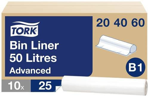 Tork Müllsäcke Transparent 50 l 250 Stück - Bild 1