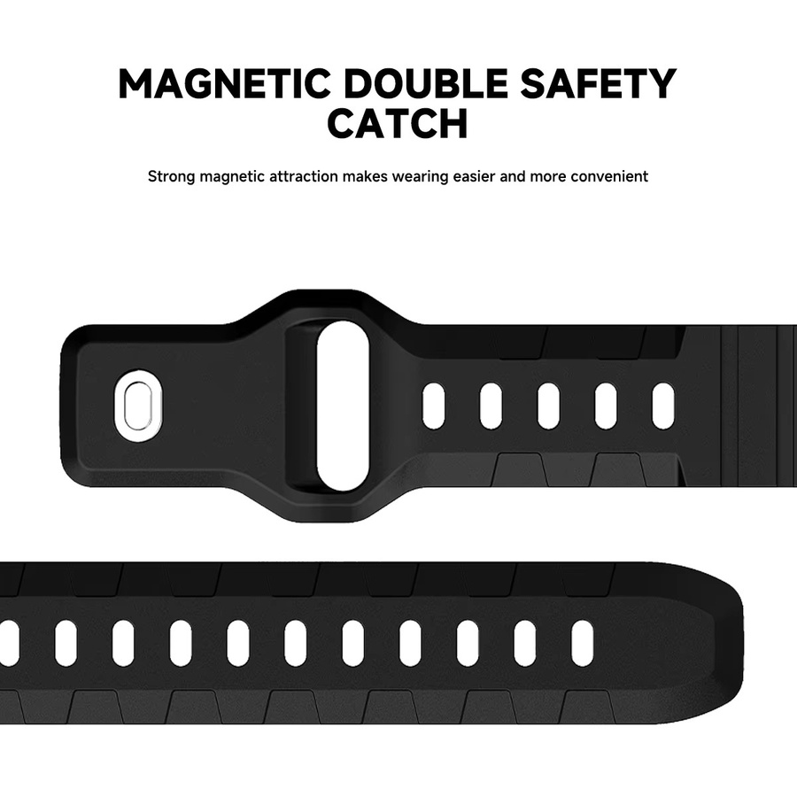 CAOWTAN Silikonarmband im Rüstungsdesign für Samsung Galaxy Fit 3 und Galaxy Watch Fit3 - Bild 2
