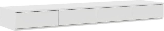 vidaXL Bettschubladen aus Holzwerkstoff in Weiß, B/T/H: 150 x 36,5 x 16,5 cm - Bild 1