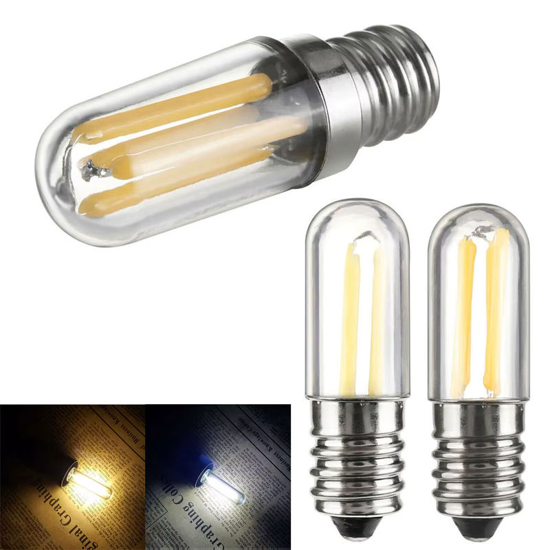 YORYZENG Dimmbare LED Filament Lampe E14 Transparent mit Edison-Stil für Kühlschrank und Nähmaschine - Bild 3