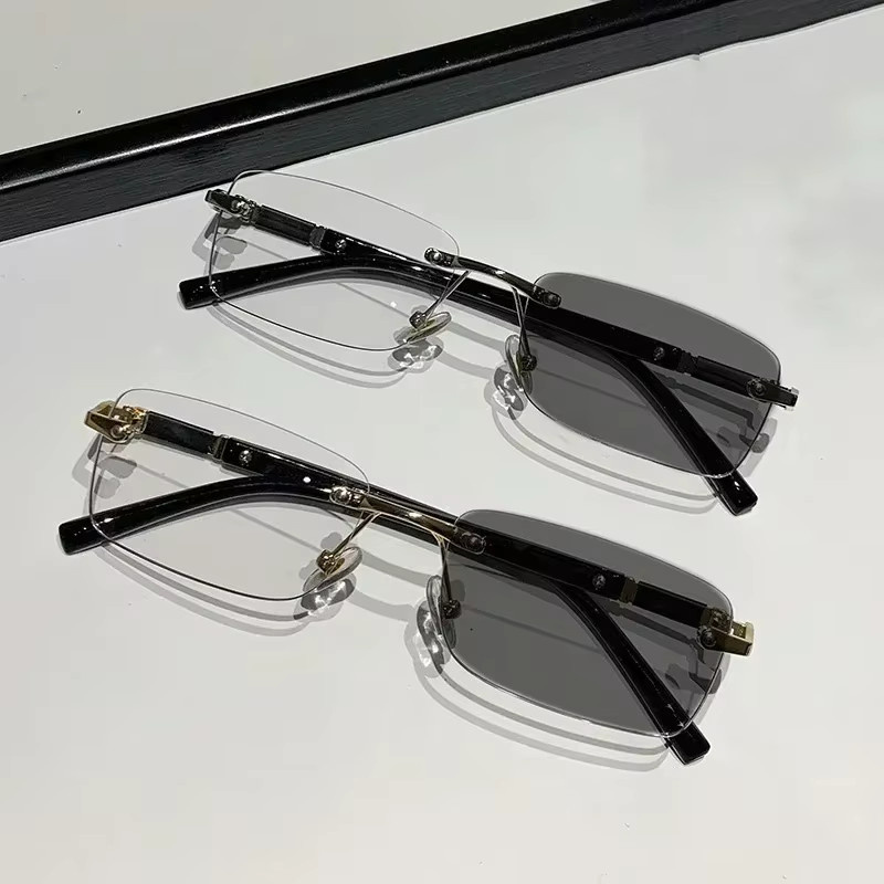 ERIKOLE Korrektionsbrille, randlos, rectangular, Metall, Unisex - Bild 2
