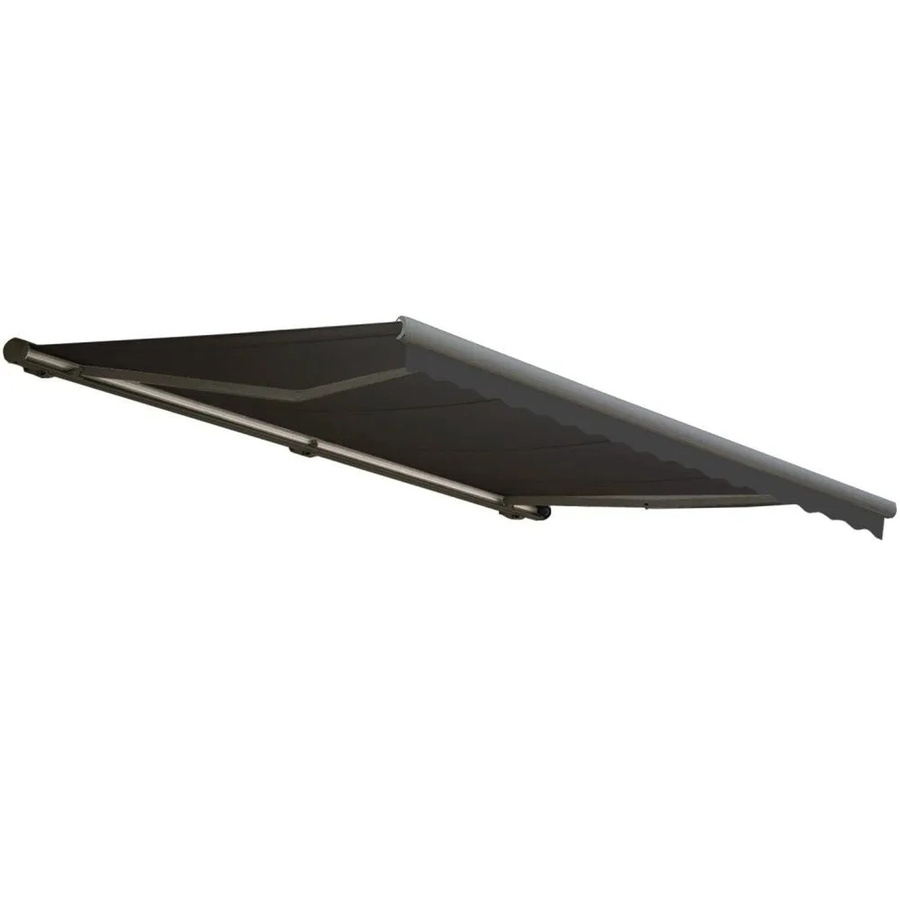 MCW Kassetten-Markise H122 mit Volant in Anthrazit Grau, Breite: 4 m, Ausladung: 3 m, Material: Polyester - Bild 2