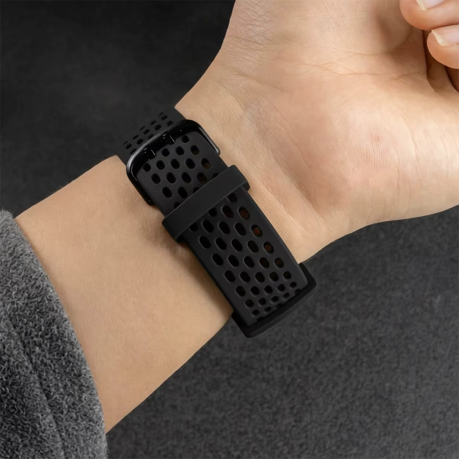 FancyWrist Uhrenarmband Silikon, Schwarz, Unisex - Bild 3