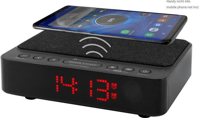 Soundmaster Radiowecker UR124 Schwarz mit FM - Bild 1