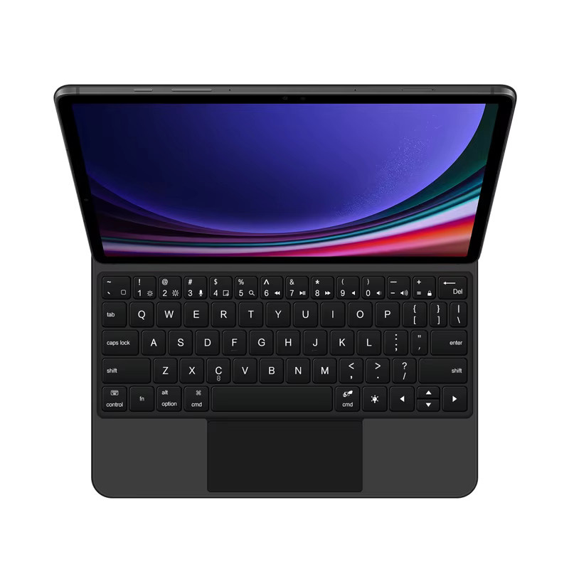 Samsung Magnetische Tastaturhülle Folio für Galaxy Tab S7 S8 S9 11 Zoll sowie Tab S9 FE 10,9 Zoll und Tab S10 Lite in Schwarz - Bild 3