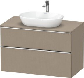 Duravit Waschtischunterschrank D-Neo in Beige, Wandhängend, Breite: 100 cm, Tiefe: 55 cm - Bild 1