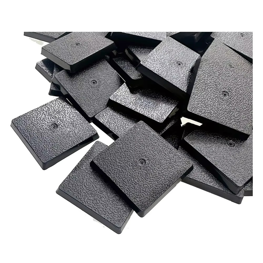 Wargame Base World quadratische Basen, Zubehör, Kunststoff, Schwarz, 30 mm - Bild 6