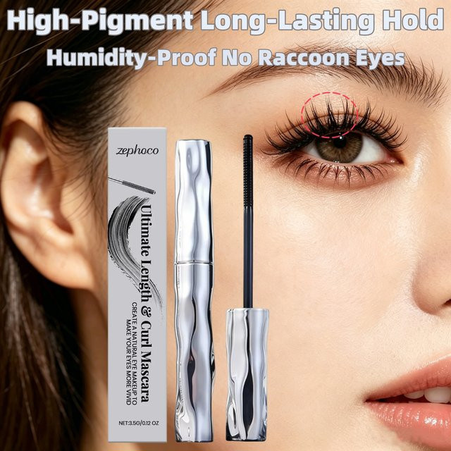 zephoco Mascara, Jet Black, wasserfest - Bild 1