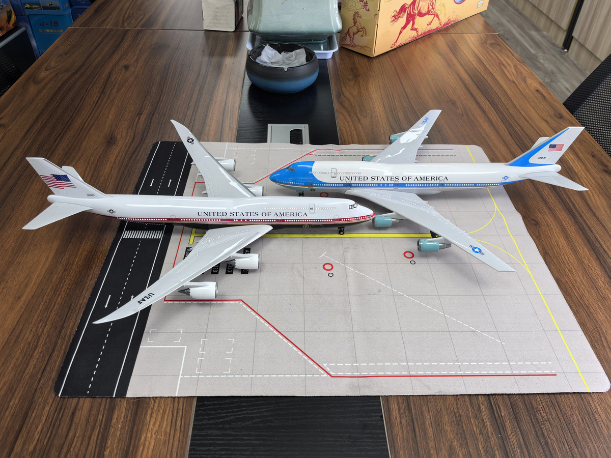 ZOCO American Air Force One B747 Modellbausatz-Flugzeugmodell, mit Ständer, ab 14 Jahren - Bild 2
