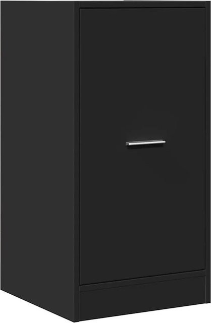 vidaXL Apothekerschrank Schwarz aus Holzwerkstoff, B/T/H: 40 x 41 x 77,5 cm - Bild 1