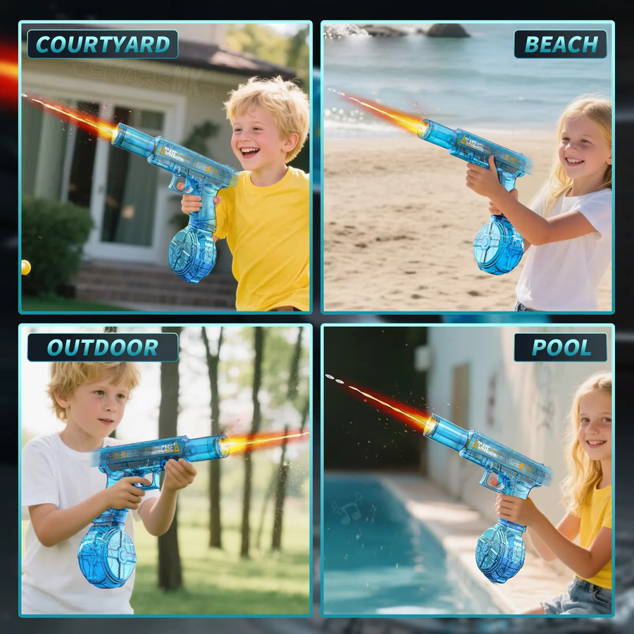 CTMA Wasserpistole, Automatische Elektrische Glock, Rot - Bild 5