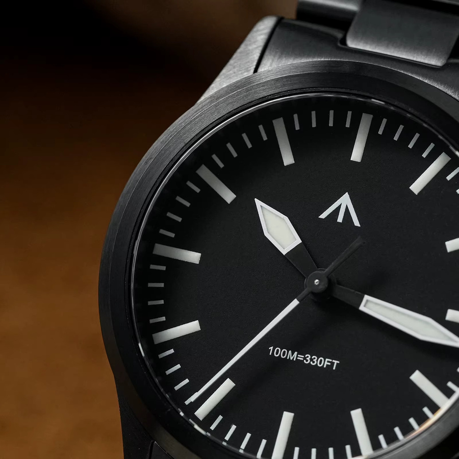 MILITADO Armbanduhr, Quarz, Edelstahl, Schwarz, Herren - Bild 3