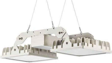Pracht LED-Hallenstrahler in Weiß aus Aluminiumdruckguss und Polycarbonat - Bild 1