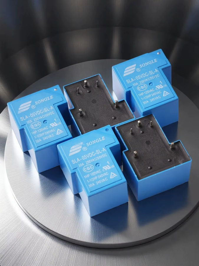 HONGPOE Hochleistungsrelais SLA-Serie für Lichtleistenbeleuchtung und Klimaanlagen, 4-polig, 5-polig oder 6-polig, DC-Varianten 05V/09V/12V/24V/48V - Bild 3
