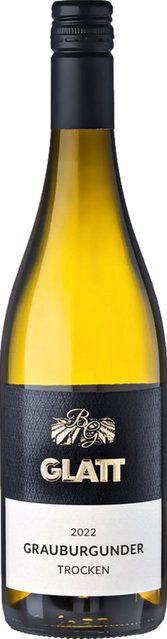Glatt Grauburgunder, trocken, Weißwein, 2022, 0,75 l - Bild 1