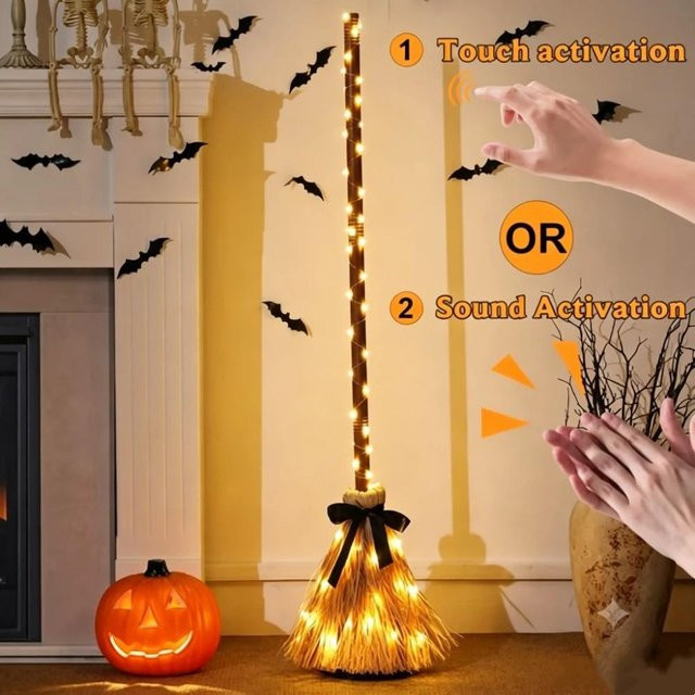 Weichao Beweglicher Besen, mit Licht, Fantasy, Halloween - Bild 1