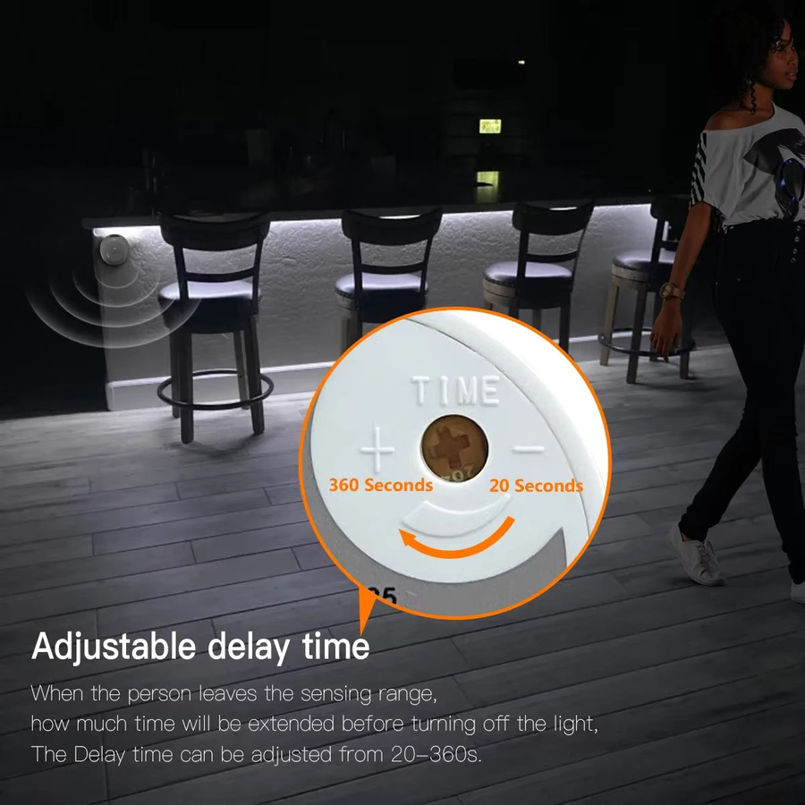 Gyarfas USB COB Neon LED-Lichtstreifen mit PIR-Bewegungssensor, IP65 Wasserdicht, Silikon-Lichtschlauch in Weiß für Treppen, Schlafzimmer und Bar - Bild 3