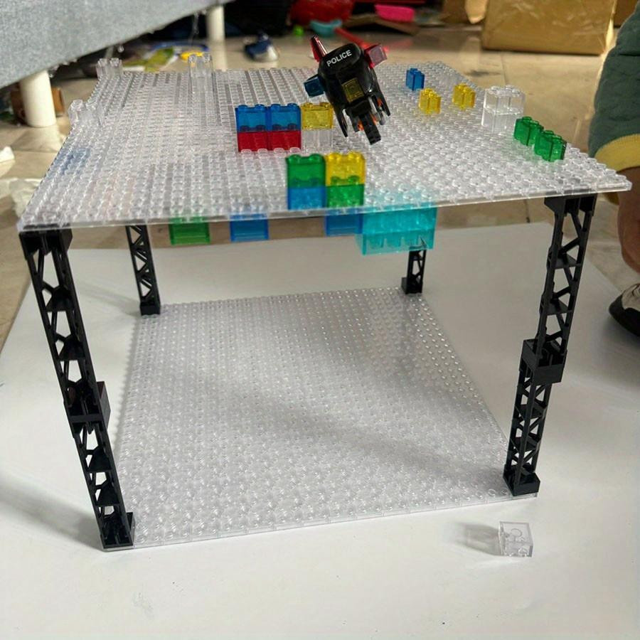 Yiran toy Baustein Grundplatte Transparent reinfarbig 6-12 Jahre - Bild 3