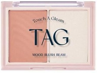 Venus Global TAG Mood Rouge Puder Rouge, 01 Bare Coral, schimmernd - Bild 1