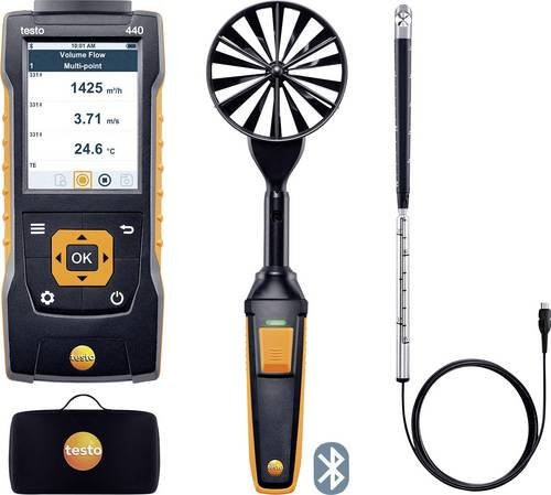 Testo 440 Set2 Anemometer in Schwarz - Bild 1
