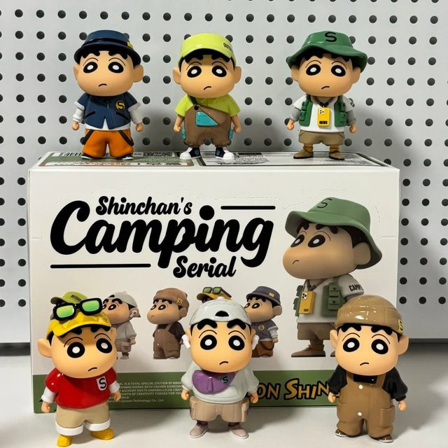52TOYS Crayon Shin-chan Camping-Serie, Anime-Figur, Einzelfigur - Bild 1