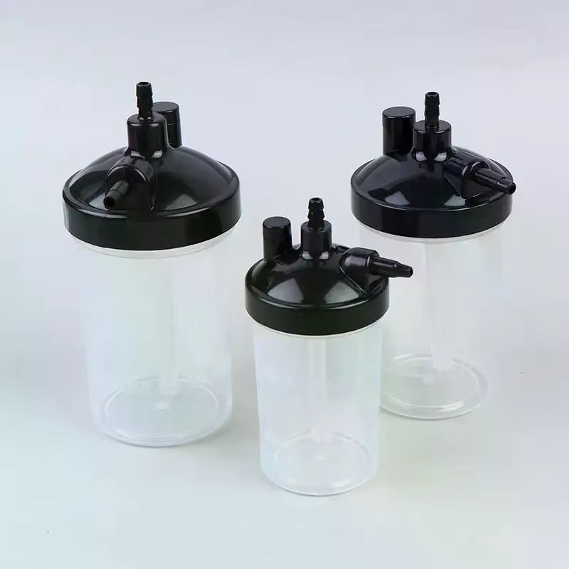 HUXUAN Sauerstoff-Luftbefeuchter Blubberflasche aus Kunststoff, transparent - Bild 2
