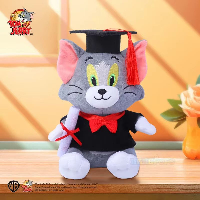 HUGKIS Tom und Jerry PHD Plüschpuppe, Stofftier, 20cm - Bild 3