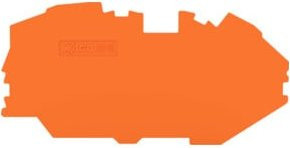 WAGO Abschluss- und Zwischenplatte 2216-7692 in Orange, 1mm - Bild 1