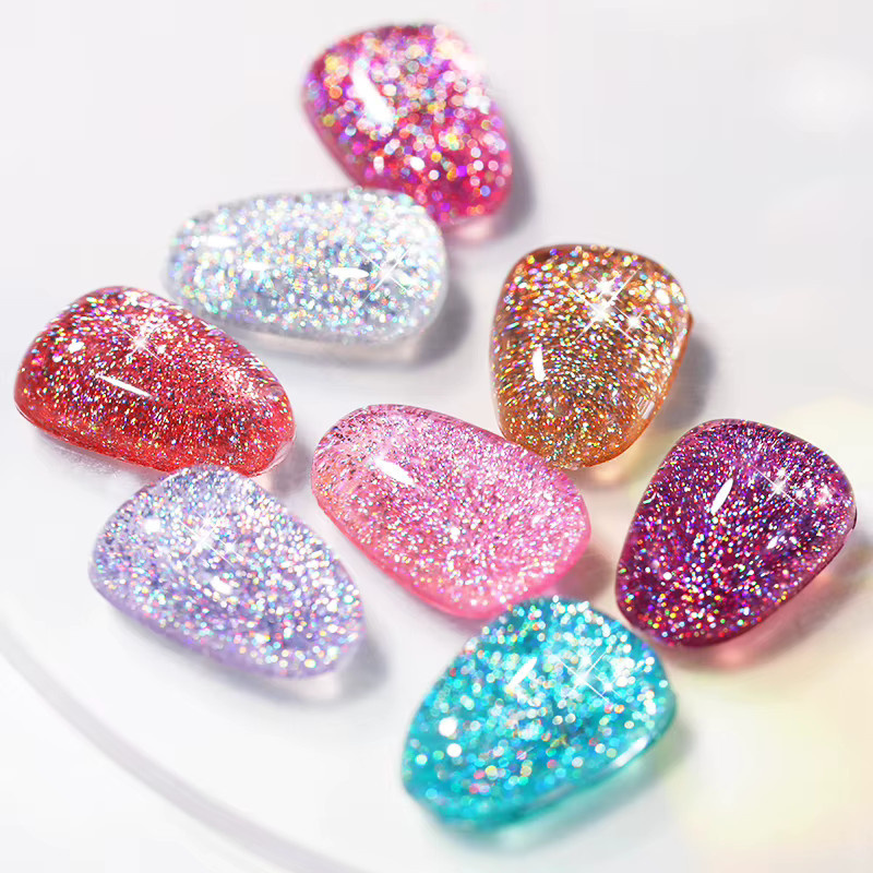 LILYCUTE Nagelgel, Bunter Glitter, 7 ml - Bild 3