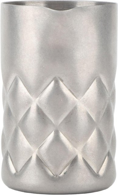 mfySpace Cocktail Shaker aus rostfreiem 304 Edelstahl in Silber und Weiß mit Skala, 60 ml - Bild 1