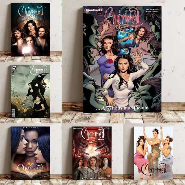 Charmed Filmplakat Wandkunst-Aufkleber in Mehrfarbig, Rechteckig - Bild 1