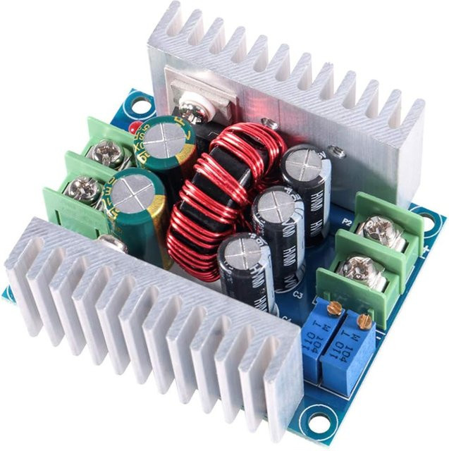 AOKIN Hochleistungs-Buck Netzteilmodul mit Synchrongleichrichtung 300 Watt 20 A Step-Down DC Wandler 6–40 V multicolor - Bild 1