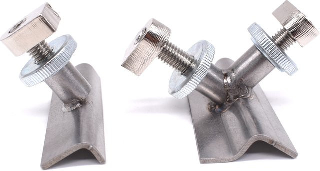 PTE TOOLS Bidirektionale Zugplatte aus Edelstahl in Silber für die PDR Dellenreparatur am Auto - Bild 1