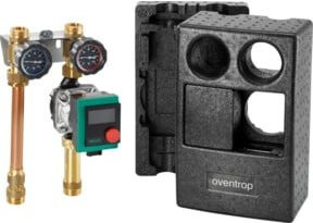 Oventrop Anbindesystem Regumat S-130 DN 20 für Wilo Stratos PICO 15/1-6 mit Isolierung und Wandhalterung - Bild 1