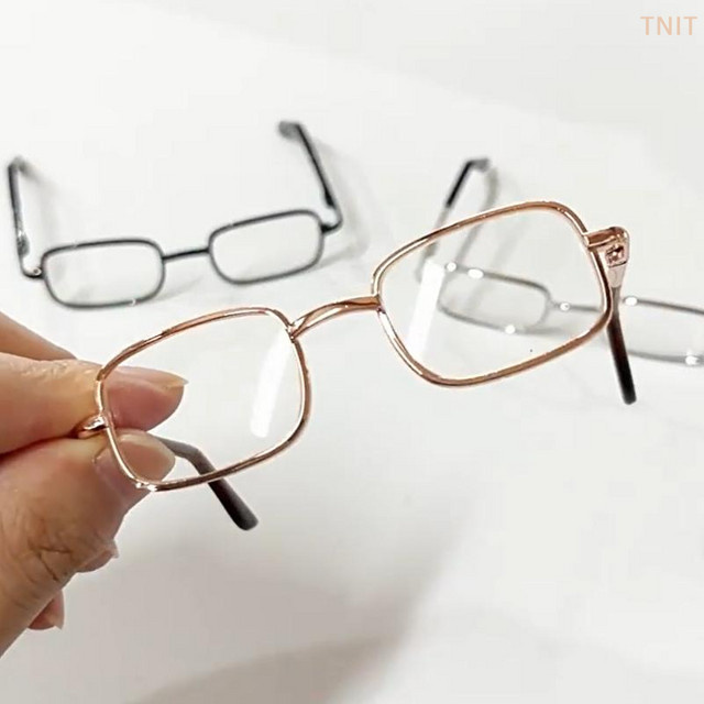 YEGBONG Blythe-Puppe Metallbrille, Zubehör, Grau, Silber - Bild 1
