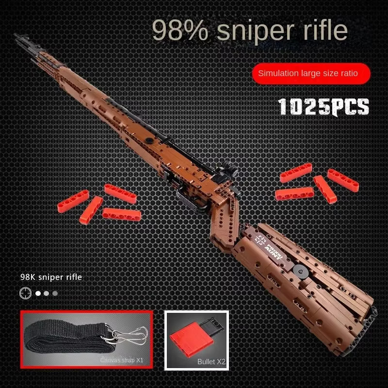 Mauser Sniper Rifle Partikelbausteine Spielzeug - Bild 3