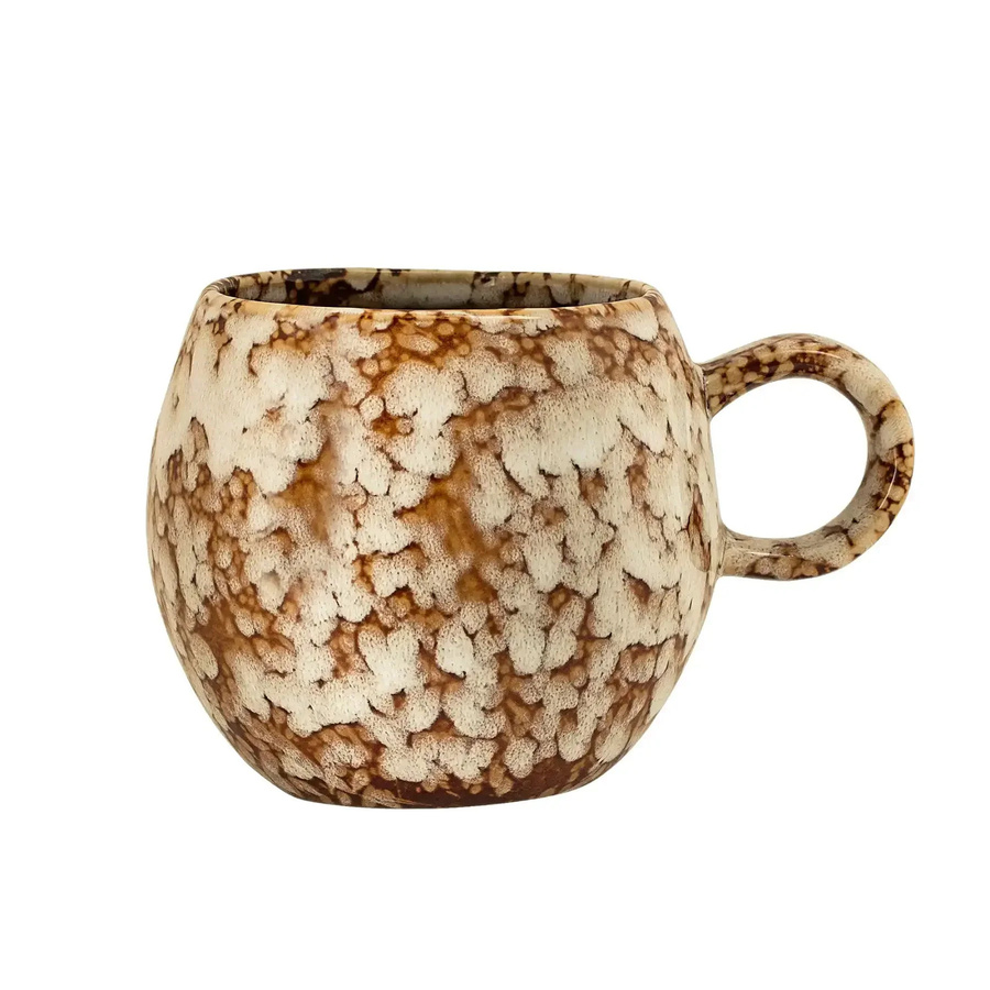 Bloomingville Becher Paula aus Steingut in Braun, 275 ml - Bild 1